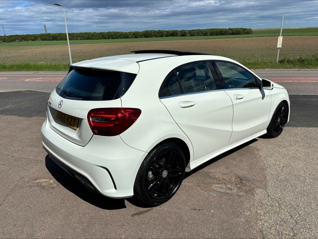 Mercedes-Benz A Class Hatchback 2.1 A200d Amg Line 201666 KN66KZT White #2