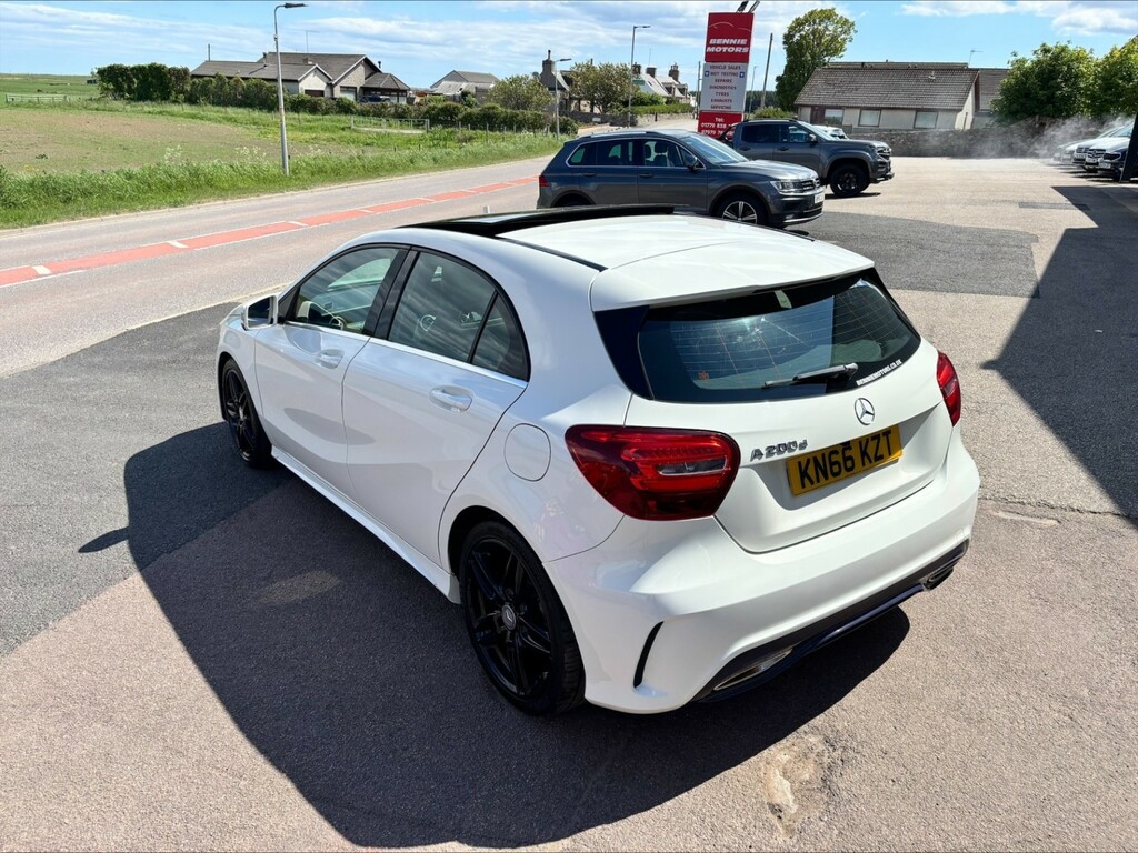 Mercedes-Benz A Class Hatchback 2.1 A200d Amg Line 201666 KN66KZT White #5