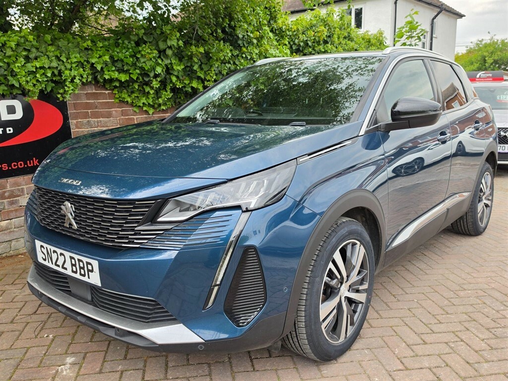 Peugeot 3008 1.5 Bluehdi Allure Premium Euro 6 Ss SN22BBP Blue #3