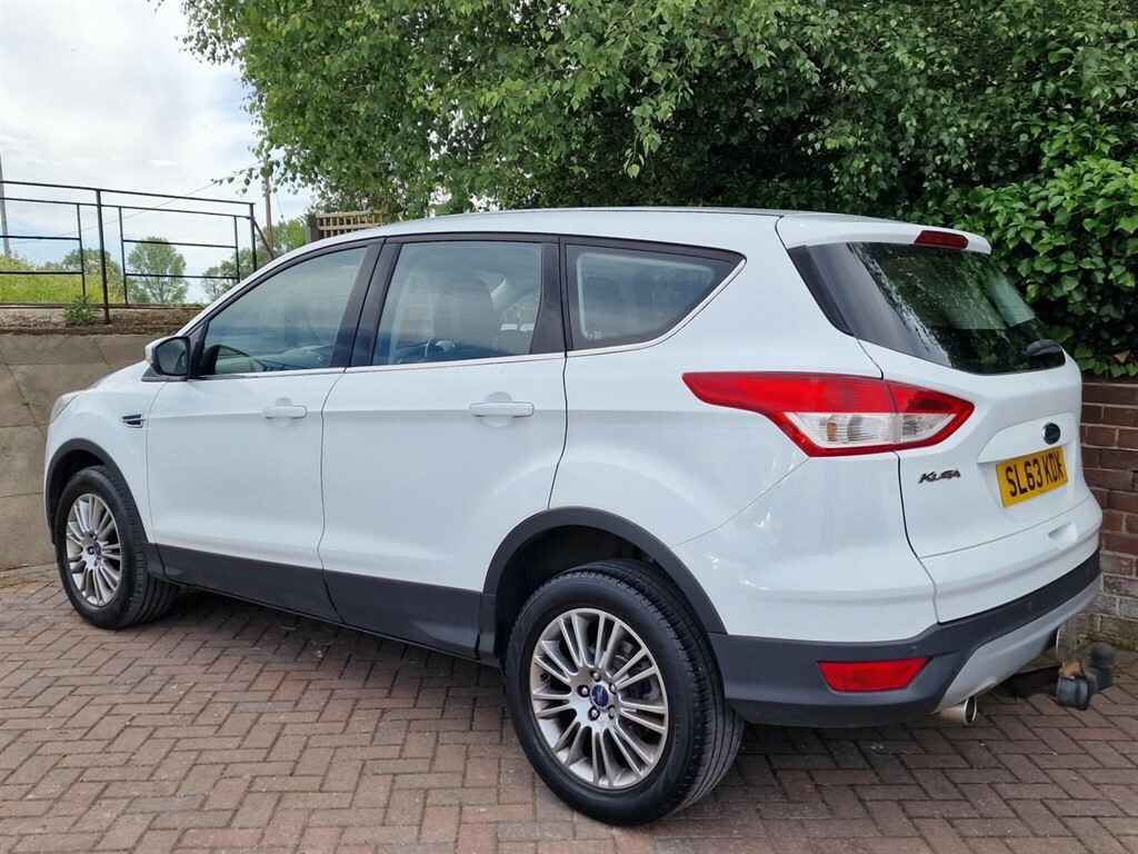 Ford Kuga 2.0 Tdci Titanium Awd Euro 5 SL63KDX White #4