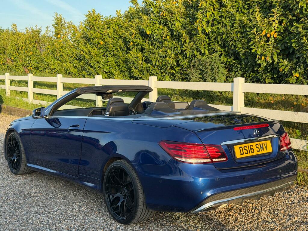 Mercedes-Benz E Class 2.1 E220d Amg Line Edition Cabriolet G-tronic Eur DS16SMV Blue #2