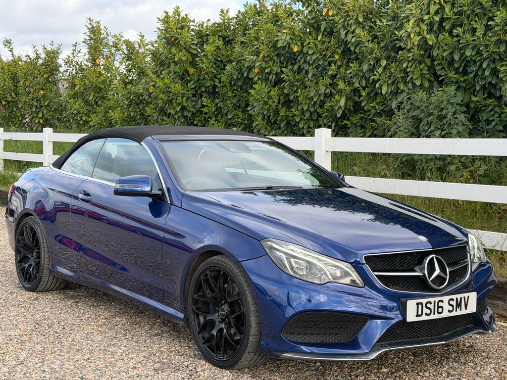 Mercedes-Benz E Class 2.1 E220d Amg Line Edition Cabriolet G-tronic Eur DS16SMV Blue #6