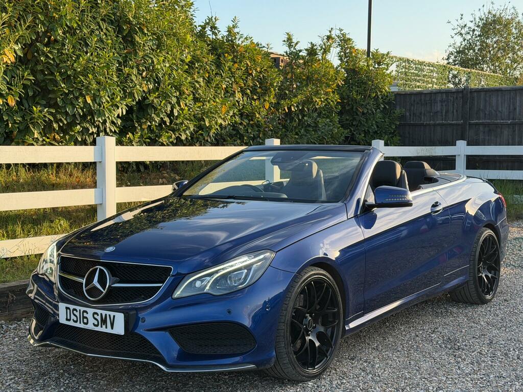 Mercedes-Benz E Class 2.1 E220d Amg Line Edition Cabriolet G-tronic Eur DS16SMV Blue #3