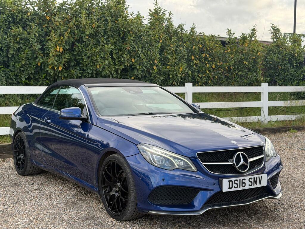 Mercedes-Benz E Class 2.1 E220d Amg Line Edition Cabriolet G-tronic Eur DS16SMV Blue #4