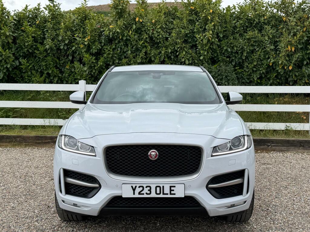 Jaguar F-Pace 2.0 D180 R-sport Awd Euro 6 Ss White #4