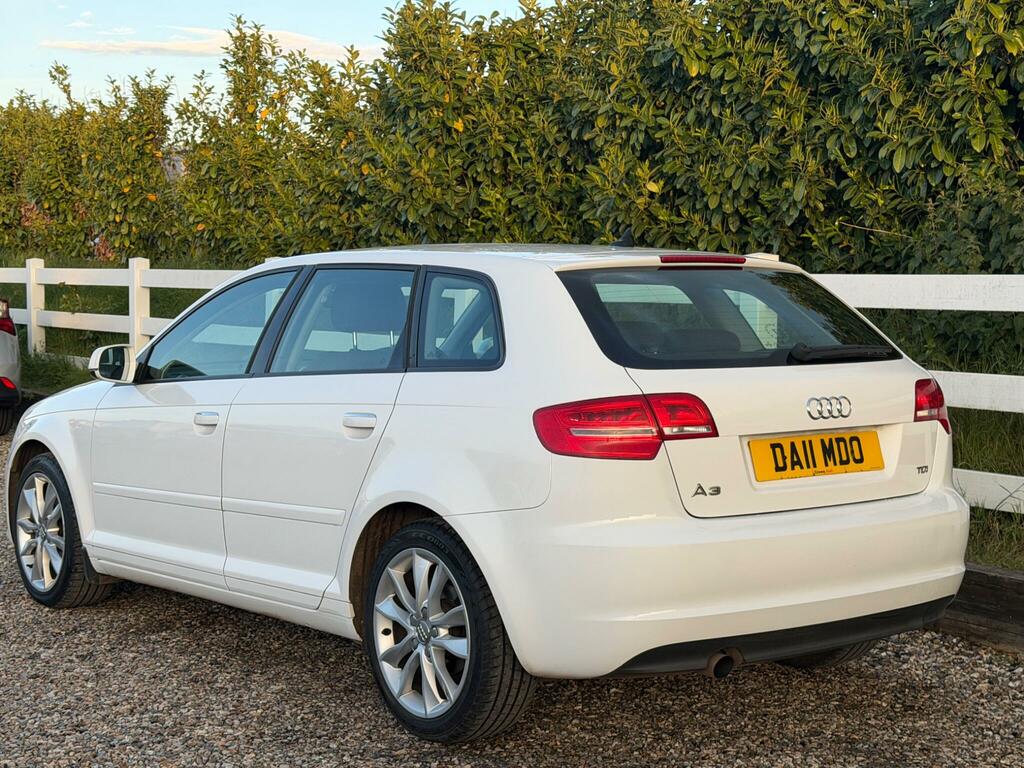 Audi A3 2.0 Tdi Sport Sportback Euro 5 Ss DA11MDO White #4