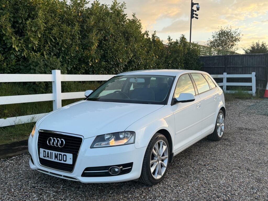 Audi A3 2.0 Tdi Sport Sportback Euro 5 Ss DA11MDO White #3