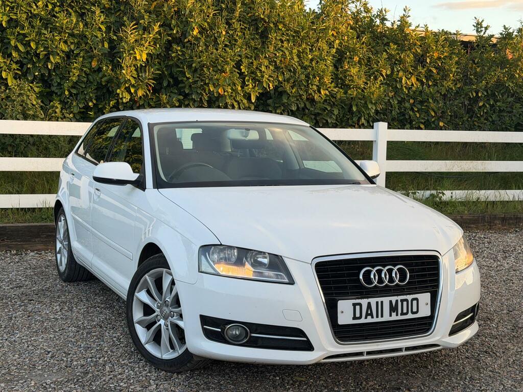 Audi A3 2.0 Tdi Sport Sportback Euro 5 Ss DA11MDO White #5
