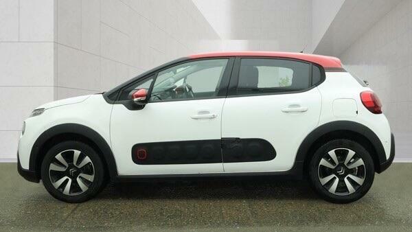 Citroen C3 1.2 Puretech Flair Euro 6 Ss FY67VGX White #4