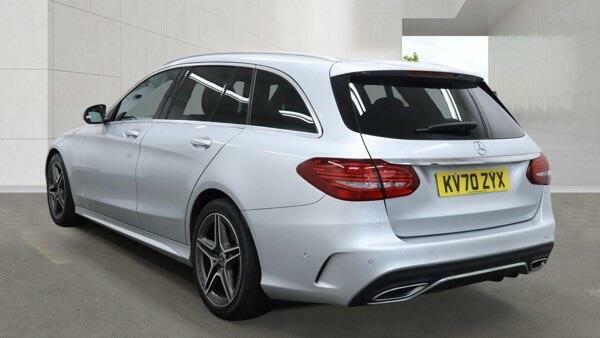 Mercedes-Benz C Class 2.0 C220d Amg Line Edition G-tronic Euro 6 Ss KV70ZYX Silver #3