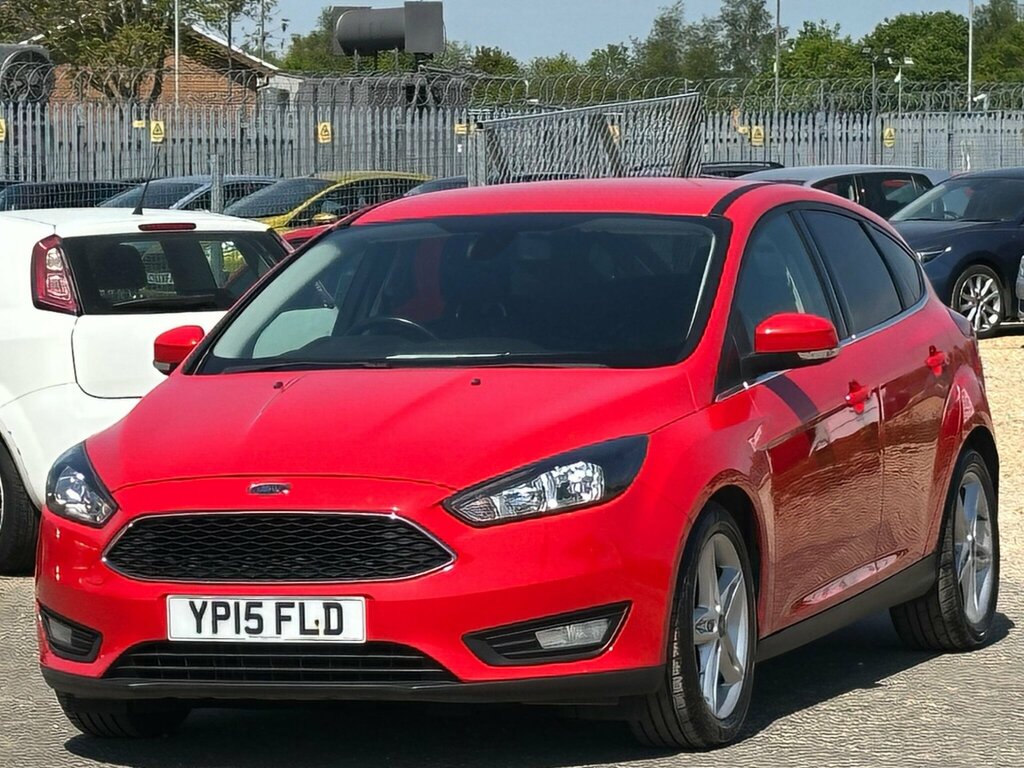 Ford Focus 1.5 Tdci Zetec Hatchback Euro 6 YP15FLD Red #2
