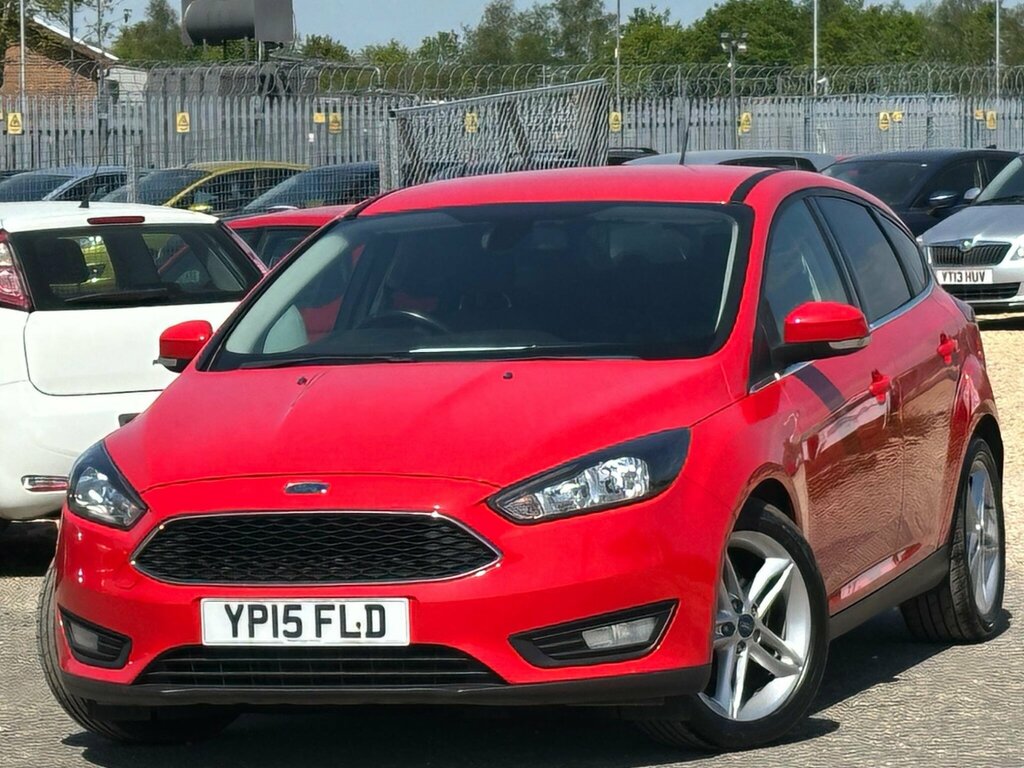 Ford Focus 1.5 Tdci Zetec Hatchback Euro 6 YP15FLD Red #4
