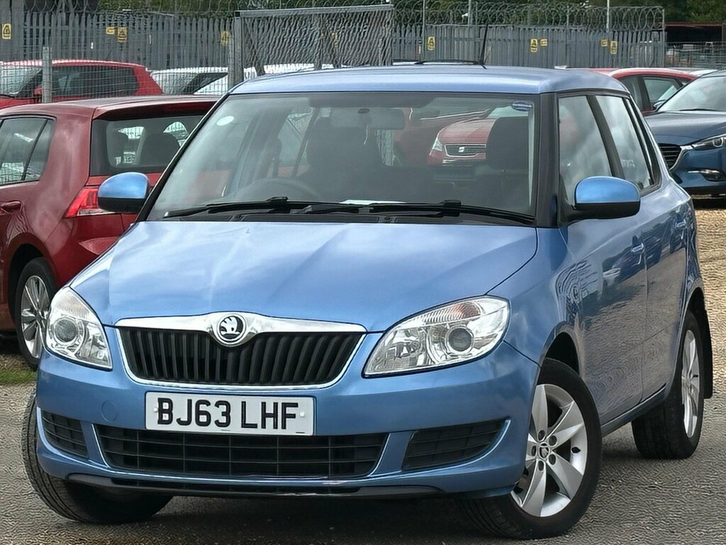 Skoda Fabia 1.2 Se Hatchback Euro 5 69 Ps BJ63LHF Blue #2