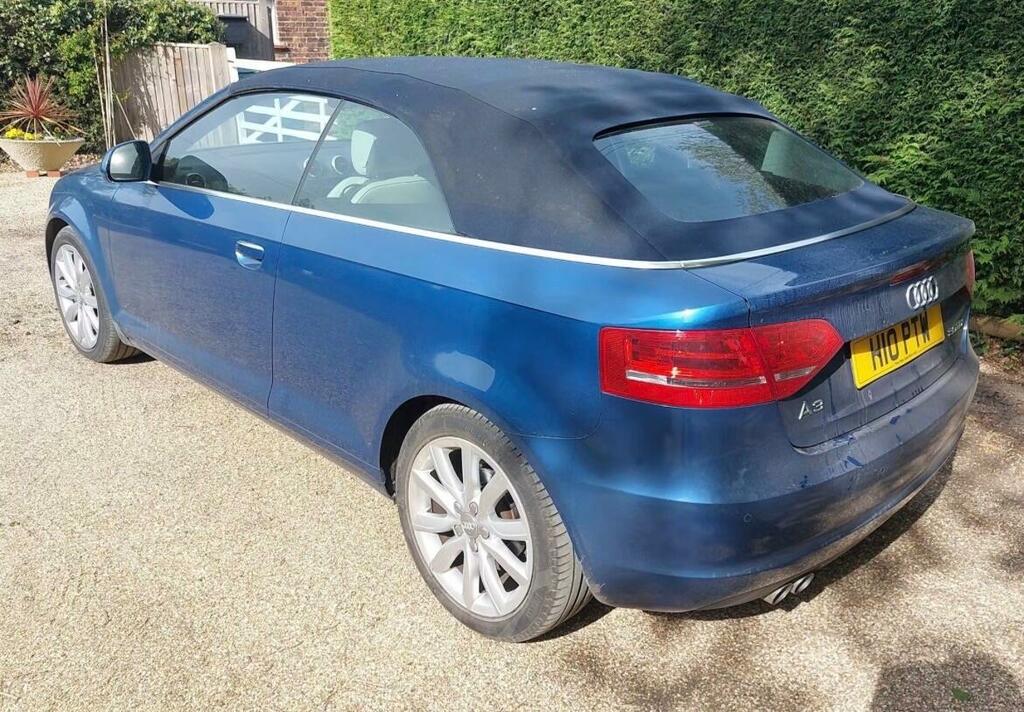 Audi A3 Cabriolet 2.0 Tdi Sport S Tronic Euro 4 Blue #3