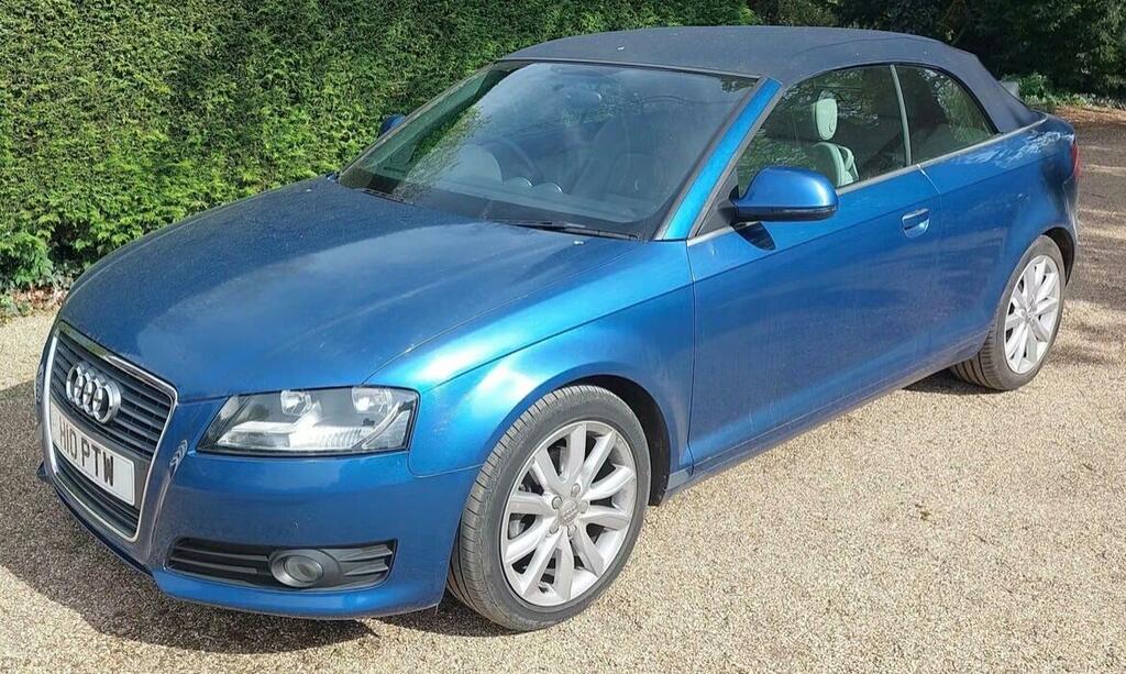 Audi A3 Cabriolet 2.0 Tdi Sport S Tronic Euro 4 Blue #2