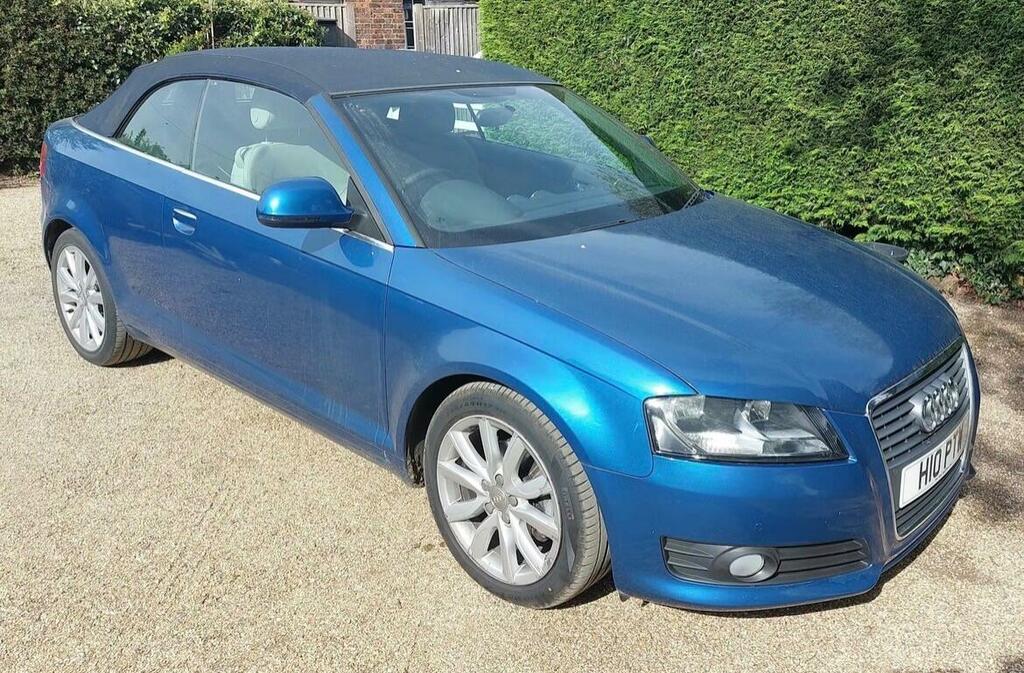 Audi A3 Cabriolet 2.0 Tdi Sport S Tronic Euro 4 Blue