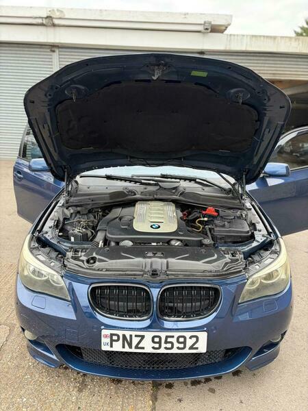 BMW 5 Series Blue #44