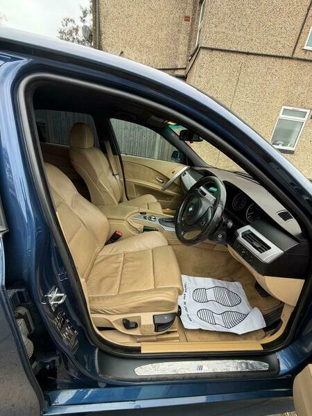 BMW 5 Series Blue #16
