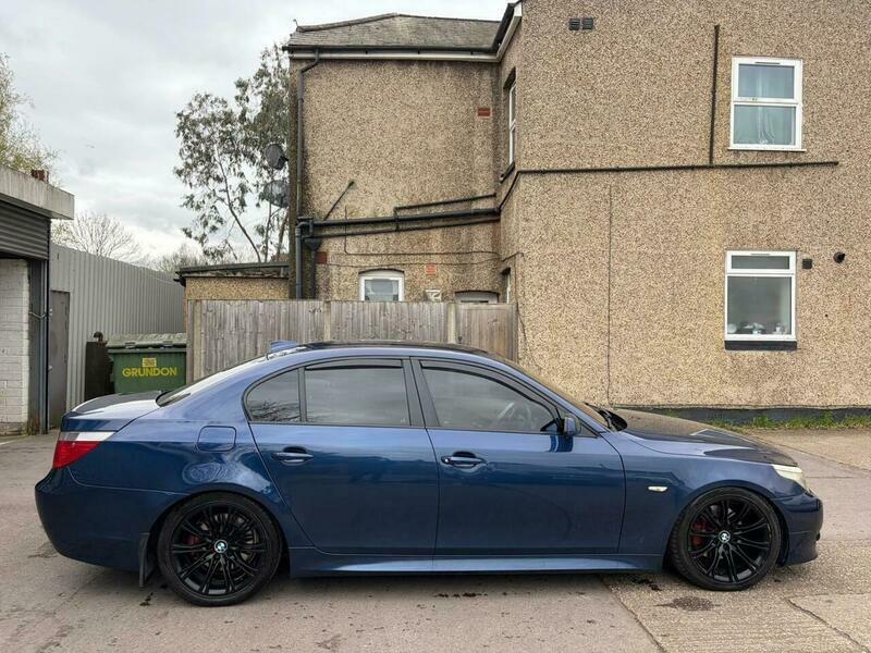 BMW 5 Series Blue #9