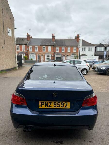 BMW 5 Series Blue #8