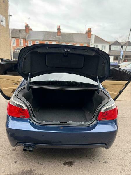 BMW 5 Series Blue #38