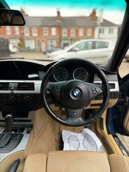 BMW 5 Series Blue #13