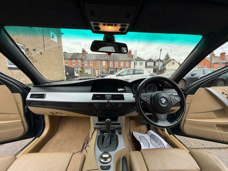 BMW 5 Series Blue #14