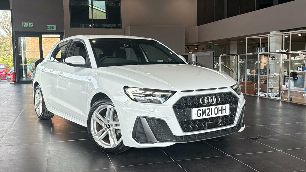 Audi A1 1.0 Tfsi 30 S Line Sportback S Tronic Euro 6 Ss White