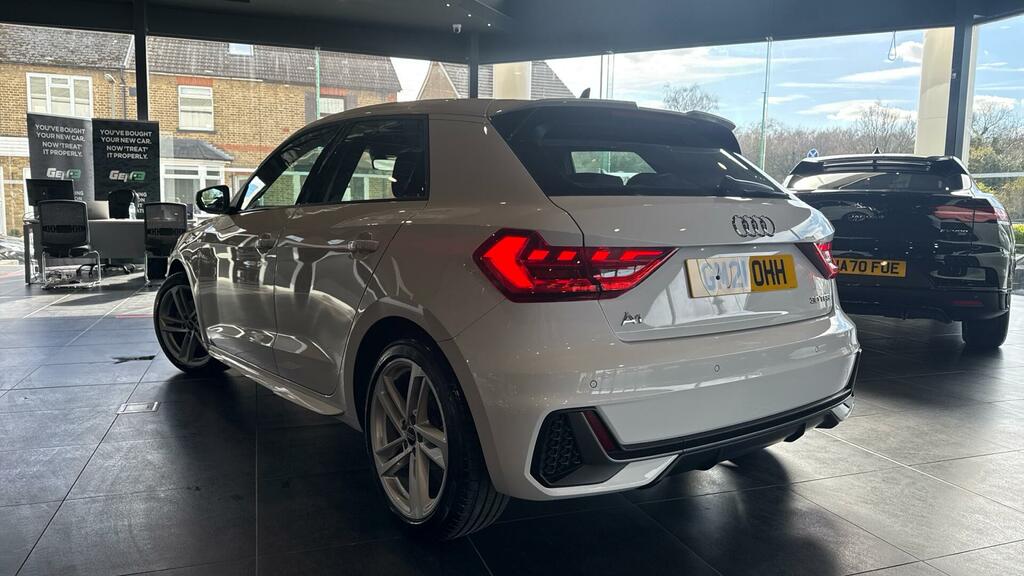 Audi A1 1.0 Tfsi 30 S Line Sportback S Tronic Euro 6 Ss GM21OHH White #2