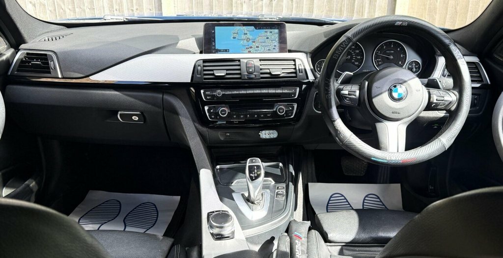 BMW 3 Series 2017 2.0 320D M Sport Touring Xdrive Euro 6 WP17LJX Blue #2