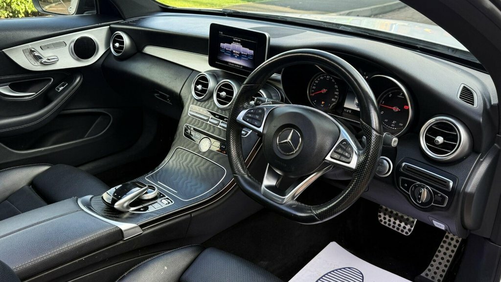 Mercedes-Benz C Class 2017 2.1 C220d Amg Line Premium G-tronic Euro 6 FG67WNM White #3