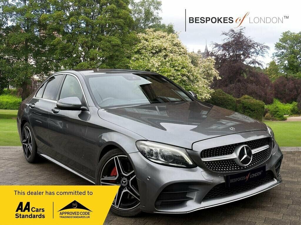 Mercedes-Benz C Class 2020 2.0 C300d Amg Line Edition Premium G-tronic Grey