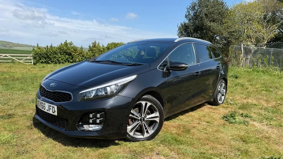 Kia Ceed Estate 1.6 Crdi Gt-line 2016 SY66JFO Black #3