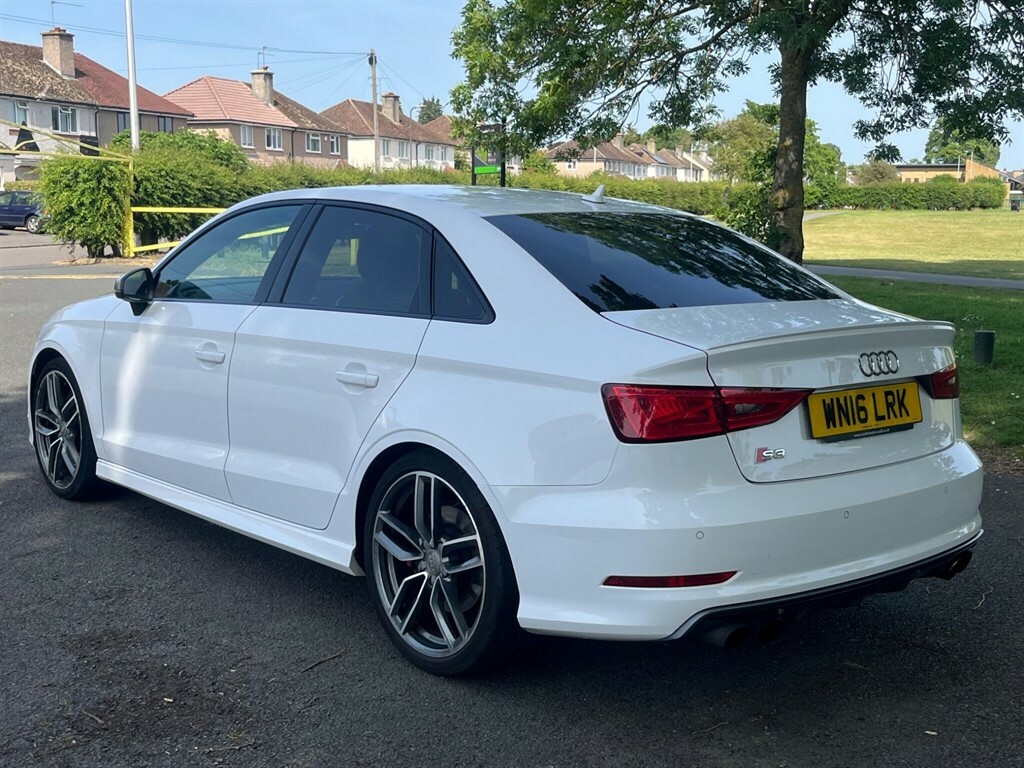 Audi S3 2.0 Tfsi S Tronic Quattro Euro 6 Ss Nav WN16LRK White #4