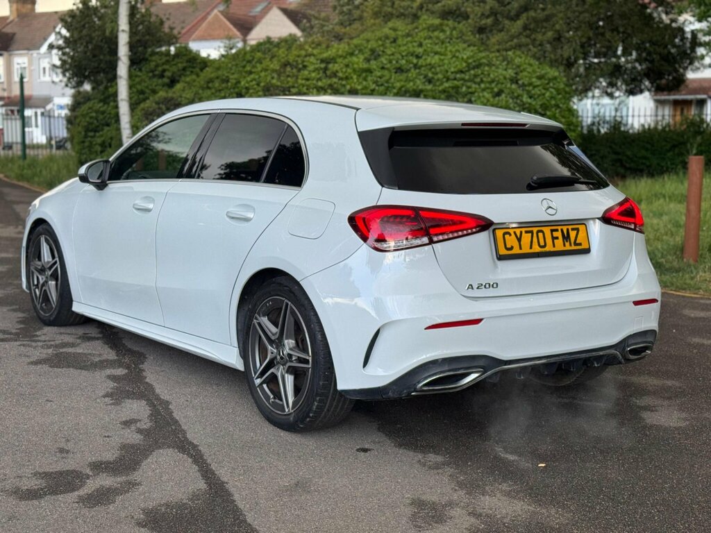 Mercedes-Benz A Class 1.3 A200 Amg Line 7G-dct Euro 6 Ss CY70FMZ White #4