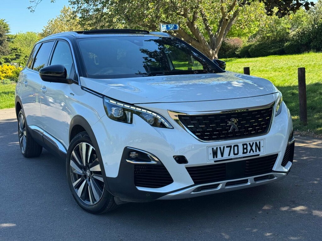 Peugeot 5008 1.2 Puretech Gt Line Premium Eat Euro 6 Ss WV70BXN White #2