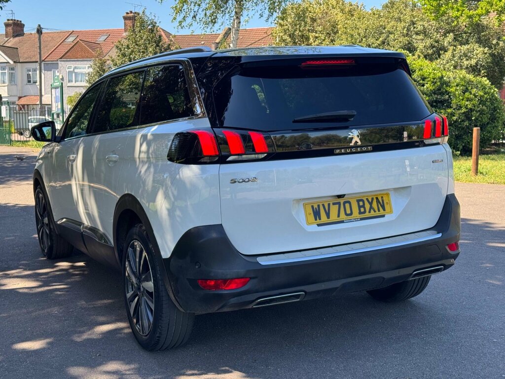 Peugeot 5008 1.2 Puretech Gt Line Premium Eat Euro 6 Ss WV70BXN White #6