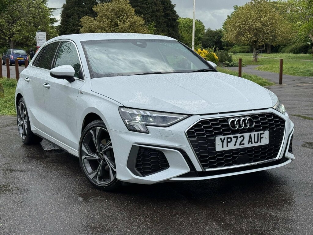 Audi A3 1.0 Tfsi 30 S Line Sportback S Tronic Euro 6 Ss White