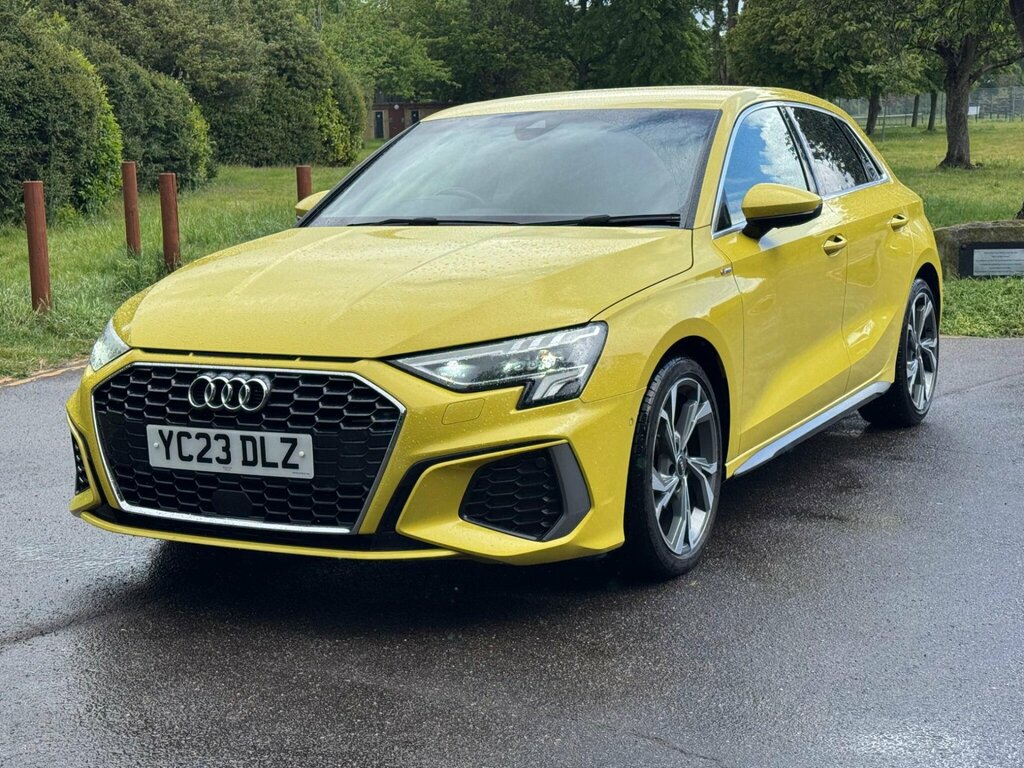 Audi A3 1.0 Tfsi 30 S Line Sportback S Tronic Euro 6 Ss YC23DLZ Yellow #6