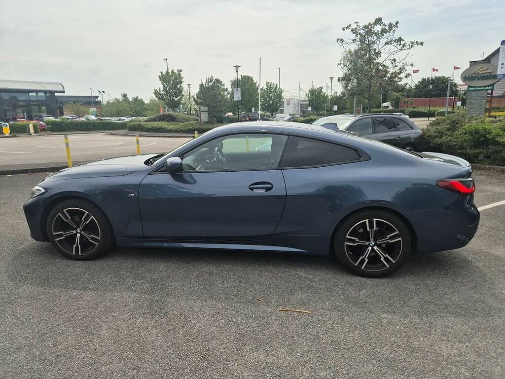 BMW 4 Series 420D Xdrive Mht M Sport Step NU21XDO Blue #4