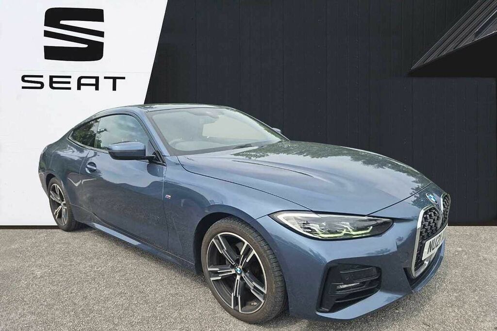 BMW 4 Series 420D Xdrive Mht M Sport Step NU21XDO Blue