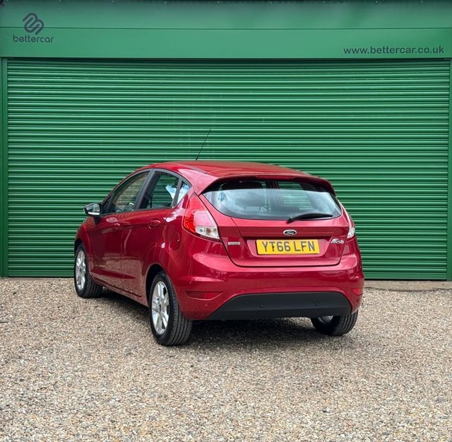 Ford Fiesta Ecoboost Zetec Hatchback YT66LFN Red #6