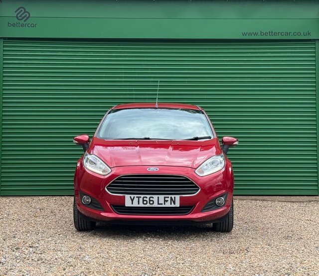 Ford Fiesta Ecoboost Zetec Hatchback YT66LFN Red #2
