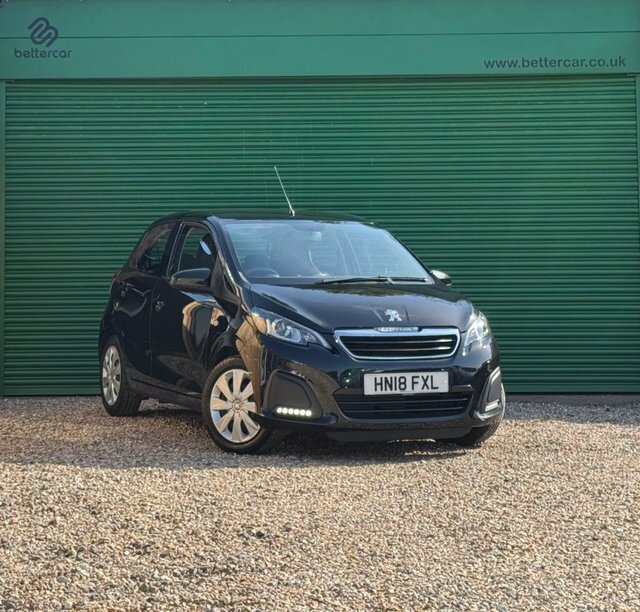 Peugeot 108 Active Hatchback HN18FXL Black #3