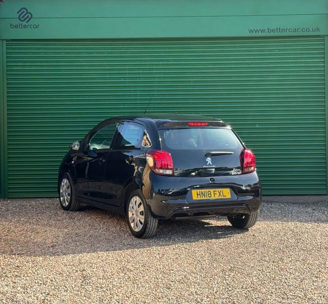 Peugeot 108 Active Hatchback HN18FXL Black #6