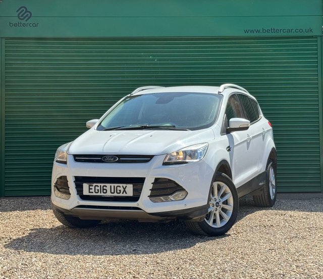 Ford Kuga Tdci Titanium Suv White