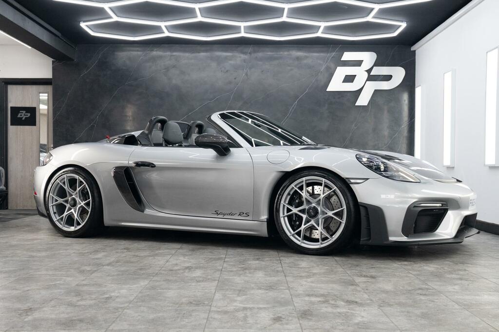 Porsche 718 Spyder 4.0 Rs Spyder Pdk Euro 6 S S 500 Ps Silver