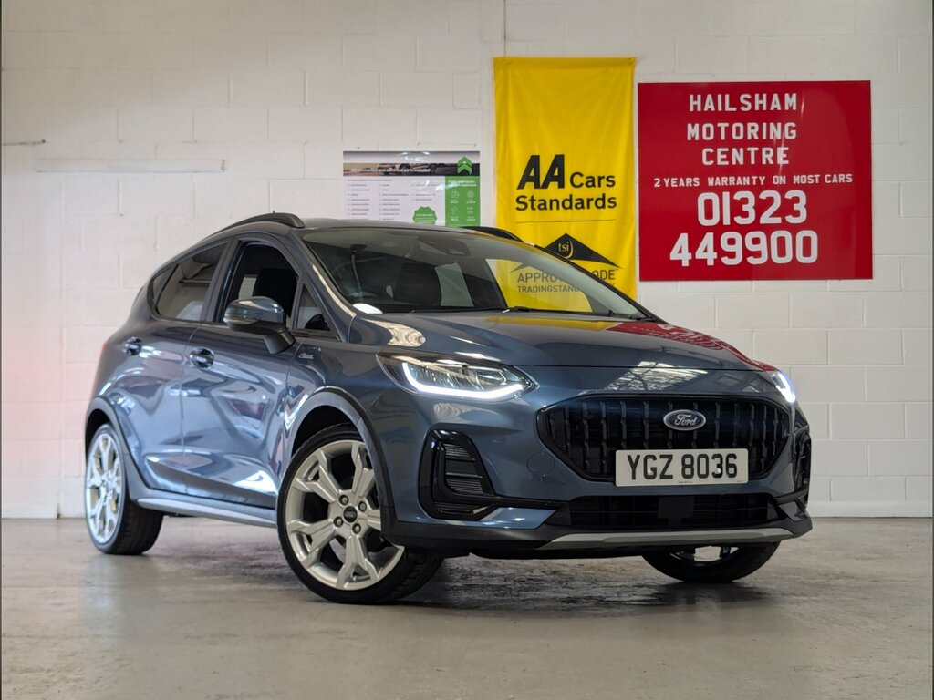 Ford Fiesta 1.0T Ecoboost Mhev Active X Hatchback H Blue