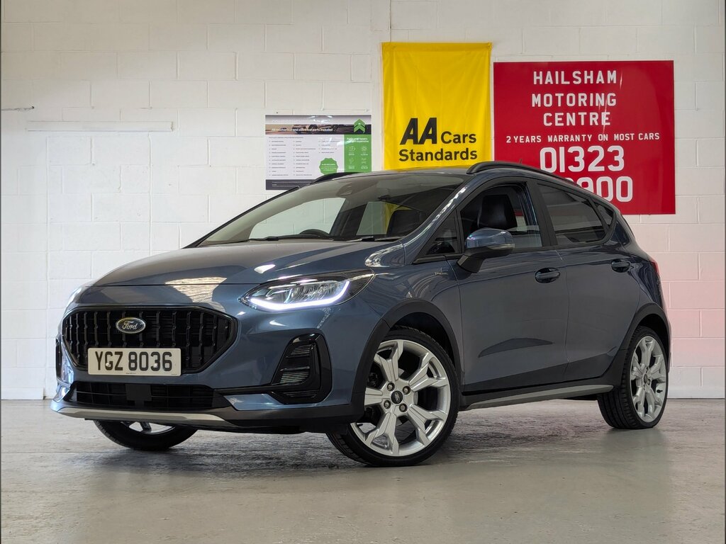 Ford Fiesta 1.0T Ecoboost Mhev Active X Hatchback H YGZ8036 Blue #2