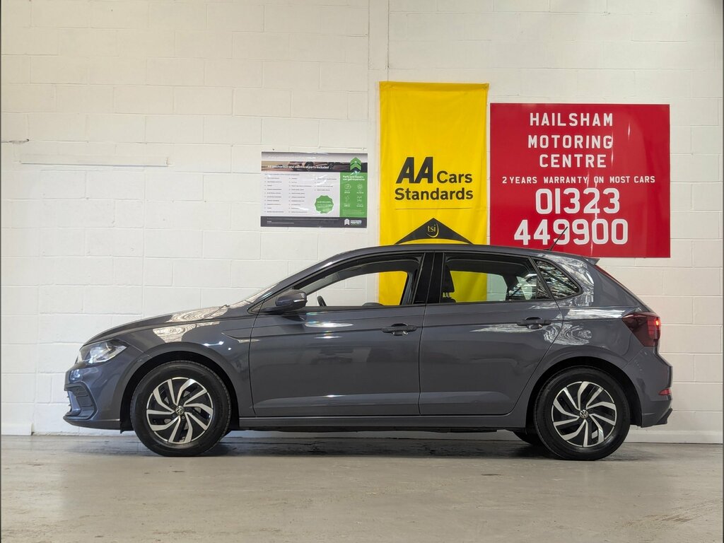 Volkswagen Polo 1.0 Tsi Life Hatchback Euro 6 S DN72PJJ Grey #3